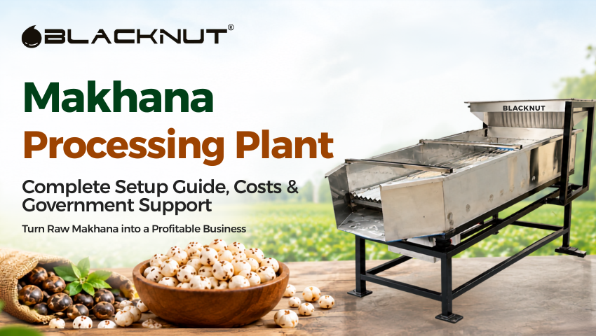 makhana processing plant 
