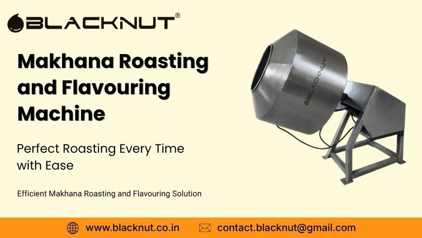 Makhana Roasting and Flavouring Machine