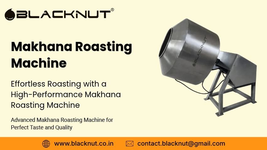 makhana roasting machine 